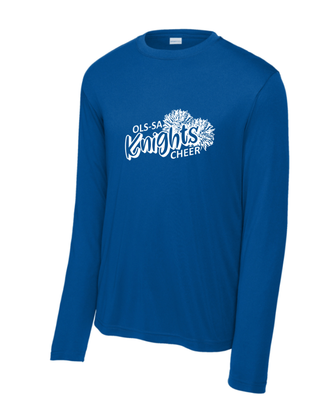 OLS-SA - CYO Cheer Performance Long Sleeve Tee Shirt - Adult & Youth Sizing