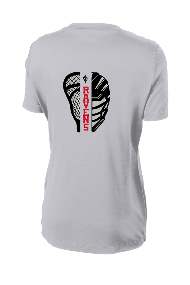 Ravens Half and Half Sport-Tek® Ladies PosiCharge® Competitor™ Tee - RLA