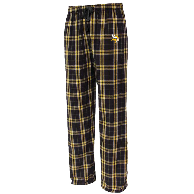 SB Vikings Flannel Pant - Black  / Gold