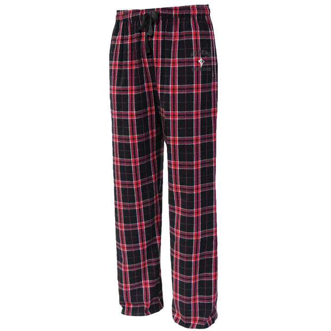 Robbinsville Lacrosse Youth Flannel Pant - Black/Red