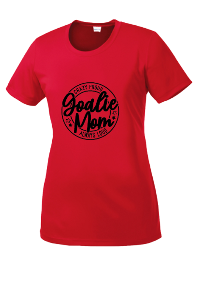 Goalie Mom- Short Sleeve Tee Shirt