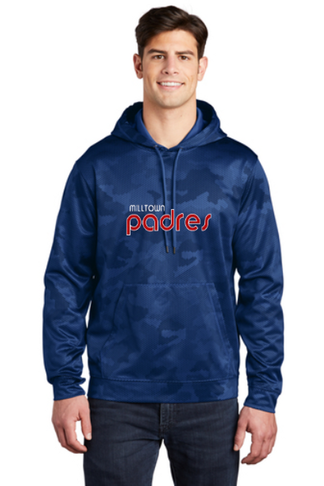 Milltown Padres Sport-Wick® CamoHex Fleece Hooded Pullover