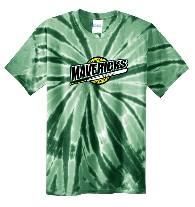 Mavericks Cotton Tie-Dye Short Sleeve T-Shirt