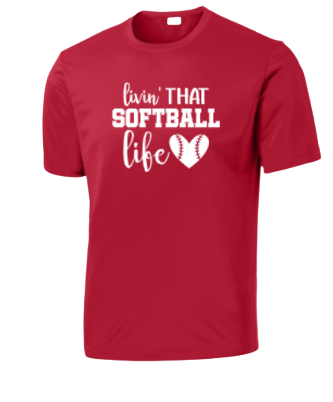 Softball Life- Tee Shirt