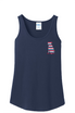 817 Pittie American Flag Bat Tank Top