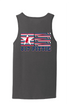 817 Pittie American Flag Bat Tank Top