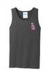817 Pittie American Flag Bat Tank Top