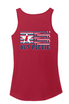 817 Pittie American Flag Bat Tank Top