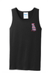 817 Pittie American Flag Bat Tank Top