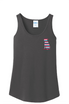 817 Pittie American Flag Bat Tank Top