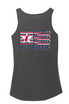 817 Pittie American Flag Bat Tank Top