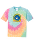 Sharon School Tie Dye Short Sleeve-School Logo