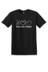 CG- Peace Love & Football - Short Sleeve Tee Shirt