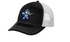 Megaman Lacrosse Snapback Trucker Cap-Pressed Logo