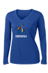 Sport-Tek® Ladies Long Sleeve PosiCharge® Competitor™ V-Neck Tee - CES