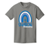 Sharon School Beach Wash Tee-Rainbow Logo