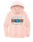 Sharon School Fleece Hoodie-Checkered Logo