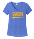 Sharon School Women's Perfect V Neck- Scroll Logo