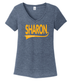 Sharon School Women's Perfect V Neck- Scroll Logo
