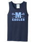 Millstone Lacrosse Core Cotton Tank Top-M Logo- Unisex/Ladies