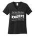 PRMS Women's V Neck SS Tee-It's a Great Day to be a Knight