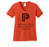 Princeton University Press Women's Cotton V Neck-Full Front Logo