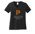 Princeton University Press Women's Cotton V Neck-Full Front Logo