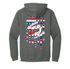 Allentown Dragons Lacrosse American Flag Hoodie with Back Print