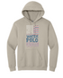 Water Polo Distressed Flag Logo