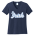 Jr. Lions Ladies V-Neck Cotton Tee