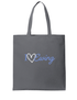 Ewing Township Core Cotton Tote-I Love Ewing