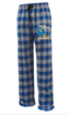 Sharon School Flannel Pants-Blast Off Logo