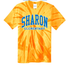 Sharon School Arch Logo Tie Dye Tee