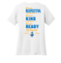 Sharon School Women's V-Neck Tee with School Slogan Back Print
