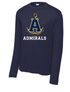 Admirals Baseball Performance Short Sleeve or Long Sleeve
