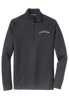 Milltown Padres Pinpoint Mesh 1/4-Zip Long Sleeve