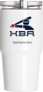 HBA - 20 oz Stepped Stainless Steel Travel Tumbler