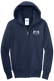 SGGA - Embroidered Youth Core Fleece Full-Zip Hooded Navy Blue Sweatshirt