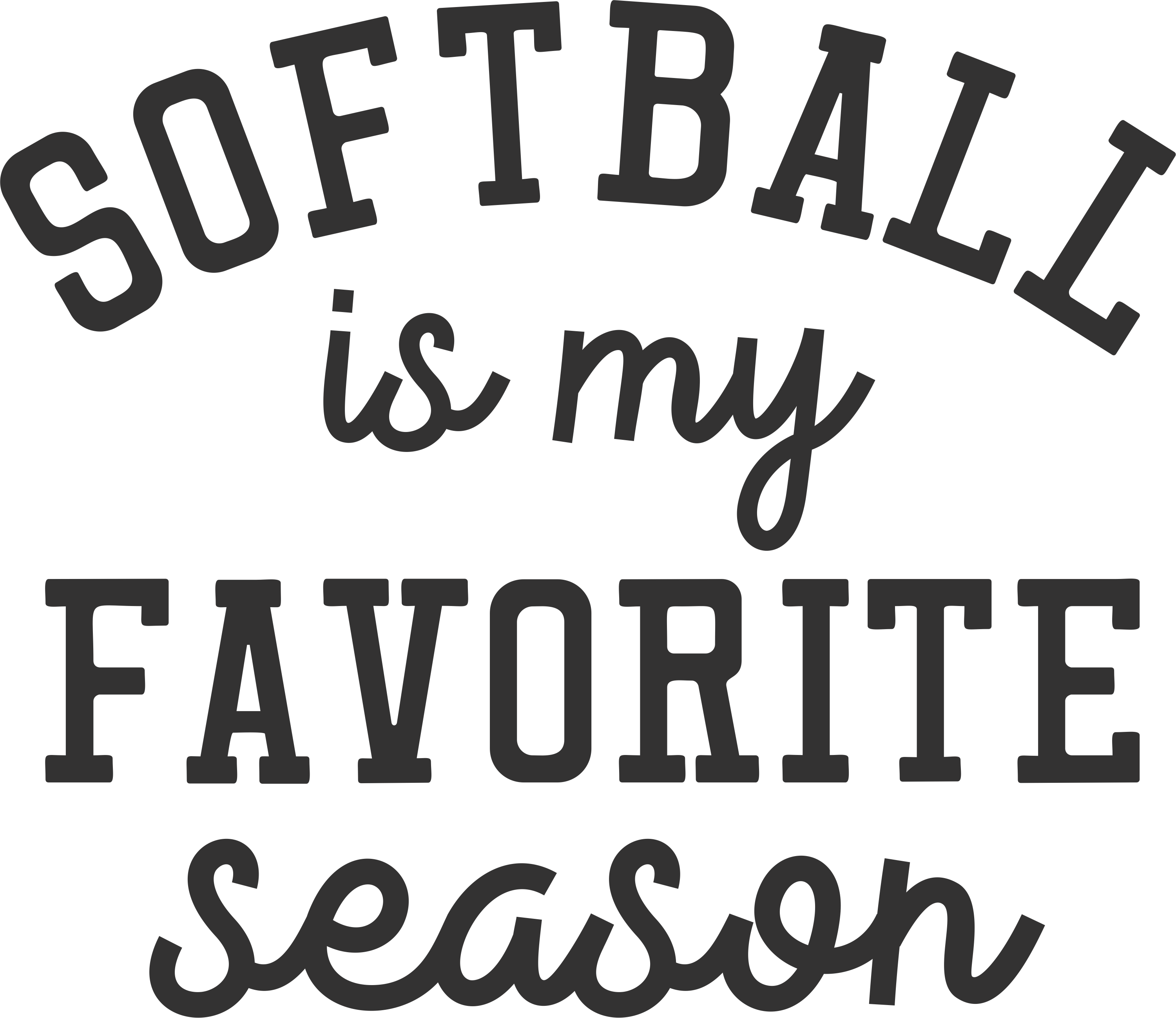 Softball Novelty Tee Shirts