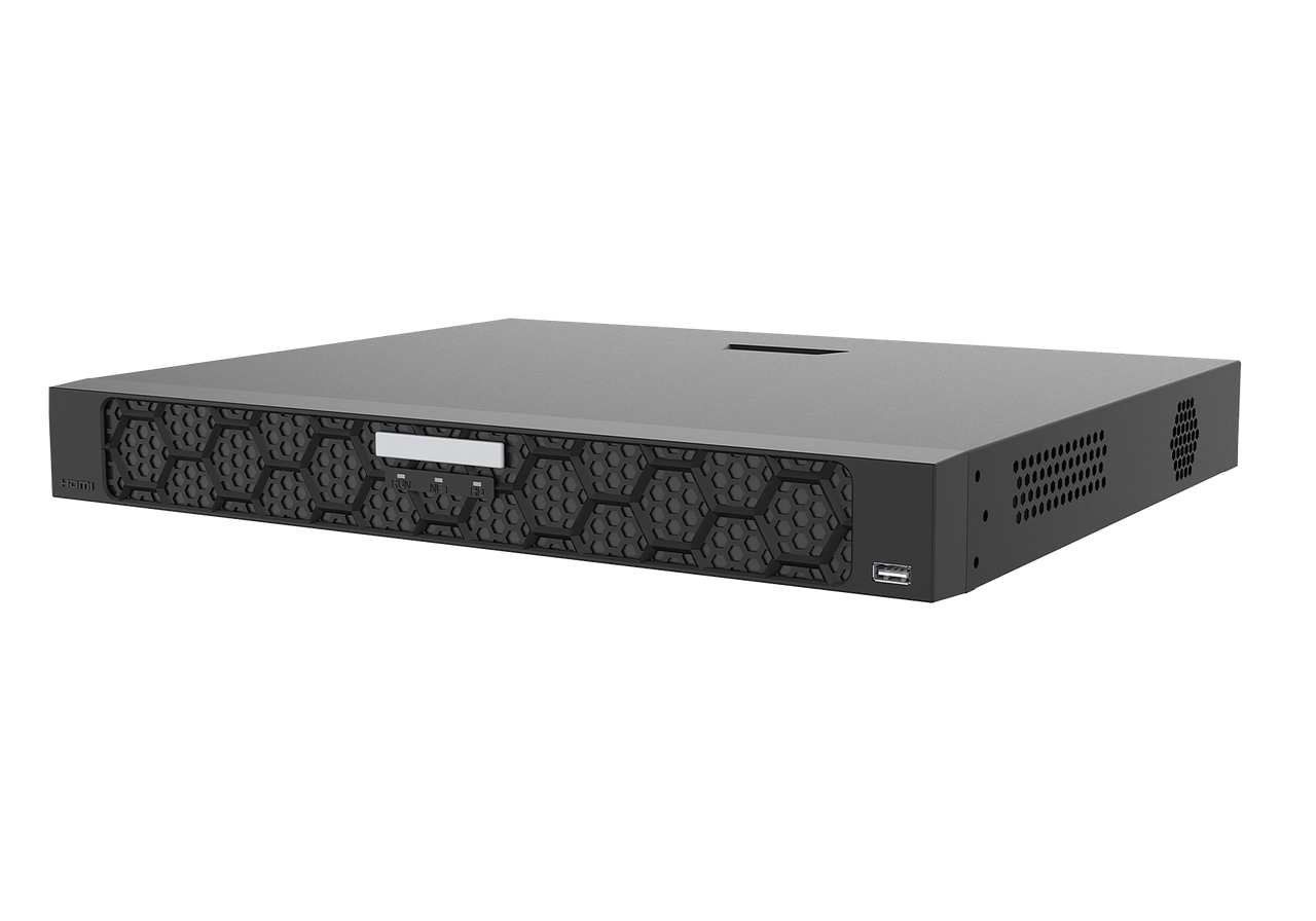 16CH NVR, AI, 16PoE, 4K, Up to 16MP, 2 SATA, IQ - ZUUM