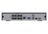 8 Channel 1U 8PoE 1HDD 4K H.265 Network Video Recorder