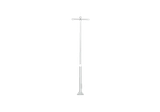 12' Three-Section Outdoor Monitoring & Lighting Equipment Pole