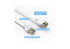 1Ft Cat6A UTP Slim Ethernet Network Booted Cable 28AWG White