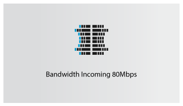 BANDWIDTH 80 ICON