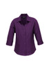 LB3600 - Ladies Plain Oasis 3/4 Sleeve Shirt  - Biz Collection sold by Kings Workwear  www.kingsworkwear.com.au