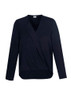 S014LL - Lily Ladies Hi-Lo Blouse  - Biz Collection sold by Kings Workwear  www.kingsworkwear.com.au