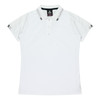 Front View of FLINDERS LADY POLOS - W2308 -  sold by Kings Workwear www.kingsworkwear.com.au