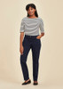 Front View of Womens Slim Leg Stretch Chino Pant      sold by Kings Workwear www.kingsworkwear.com.au