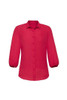 Front View of Womens Lucy 3/4 Sleeve Blouse      sold by Kings Workwear www.kingsworkwear.com.au