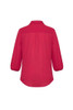 Back view of Womens Lucy 3/4 Sleeve Blouse      sold by Kings Workwear www.kingsworkwear.com.au